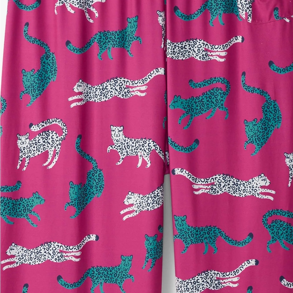Hatley Women's Lounge Pants - Pink and Blue - Picture 3 of 5